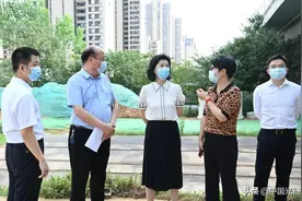 刘洁检查督导高新区文明城市创建工作图片