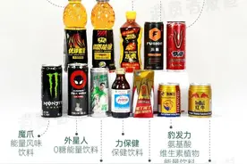 12款功能饮料测试：魔爪检出2种防腐剂，豹发力等7款含色素，另有5款添加甜味剂图片