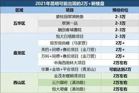 2021年，昆明楼市热点区域有哪些？图片
