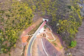 航拍太行山旅游公路-白云大道图片