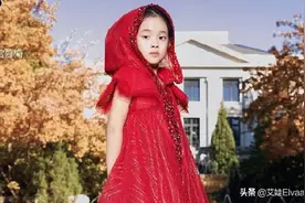 梅婷后继有人，7岁女儿穿红裙封面美成妈妈翻版，黑眼圈复制梅婷图片