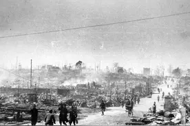 1945年3月10日东京大轰炸图片