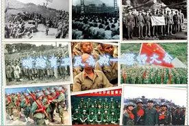 对越自卫反击战前，各大野战军在开誓师大会，许世友出任了总指挥图片