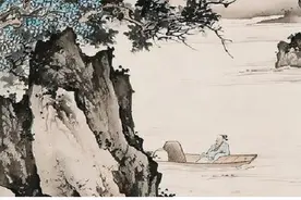 自成一派的诗人：春潮带雨晚来急，野渡无人舟自横图片
