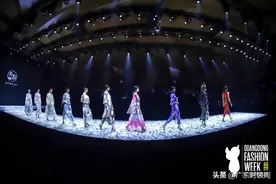 破百万！原创精致民族风设计女装“巽彩”广东时装周首秀，现场太美~图片