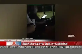 太危险！司机开车时玩手机被乘客举报，等红灯时也不行图片