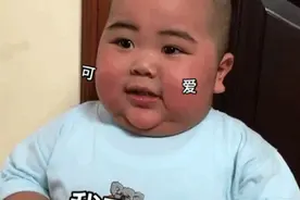 4岁男孩靠脸，圈粉300万，网友直呼：儿子太可爱了图片