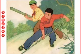 瀚大黎众｜上人版彩绘文革阶级斗争连环画《出鞘的钢刀》徐克仁绘图片