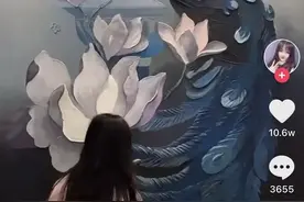 那个靠刮“腻子”吸粉580万的95后女孩，不用羡慕只需点赞！图片