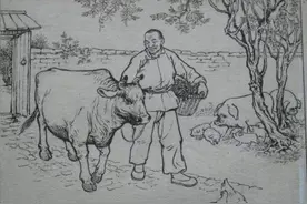 县官抓来村里一老农干活，得知老者是沈周后长跪不起：先生饶命图片