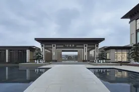 新中式+高级灰超凡脱俗的设计格调·江华双龙云溪府售楼处图片