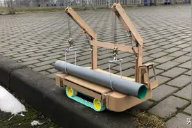 手工小课堂，带你学习如何制作玩具运输吊车的方法！图片
