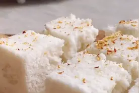 大米松糕配方来啦，不用发酵不用等，松软香甜不粘牙，比发糕好吃图片