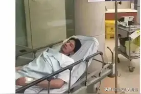 网传洗剪吹住院图片，看上去很惨，不像是装的，这报应来得好快啊图片