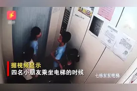 湖南：4名孩子乘电梯遇故障从8楼坠下！危急时刻女孩反应让人怒赞图片