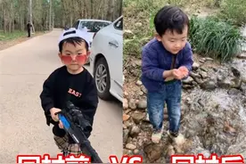 回村前后“对比照”，两种画风，网友：这是两个人吧图片