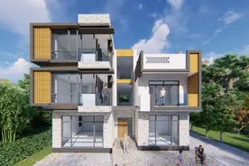 每日农村建房图集——海南13.1m×12.2m现代别墅图片