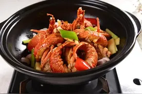 沙煲干焗龙虾（附特制腌料配方）图片