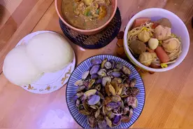 炒盘蚬子，喝点小酒，又是简单的一天图片