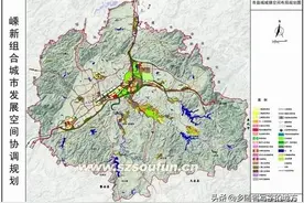 高清！浙江省嵊州市城市总体规划图，嵊州人身价暴涨图片