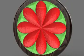 用SolidWorks画一个木雕图案图片