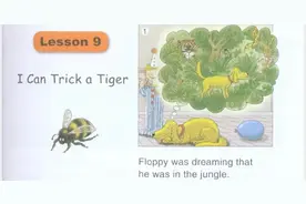 2级绘本（A）Lesson 9：Floppy做白日梦丛林中动物们被耍得团团转图片