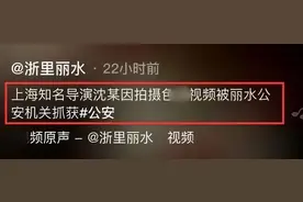 上海“知名导演”拍不雅视频被抓，曾出演《爱情公寓》...图片
