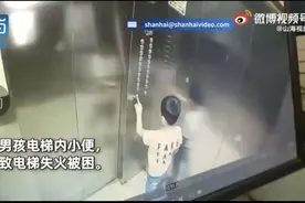 安徽合肥5岁男童电梯内撒尿导致失火被困图片