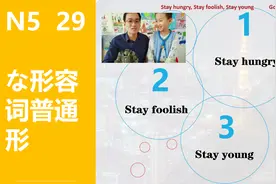 N5 [学习笔记] 29  な形容词普通形视频封面