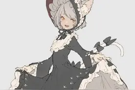 日系漫风动物拟人美少女插画图片