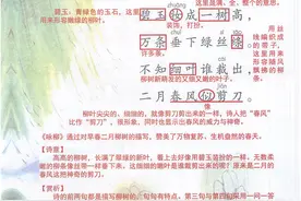 孩子不会做笔记怎么办？这份资料很齐全。二年级下册课文笔记图片