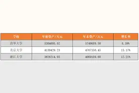 一流大学有多富？清华资产超500亿元图片