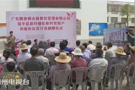 潮州脱贫攻坚新举措：扶持狮头鹅养殖 一纸协议让贫困户吃下“定心丸”图片