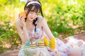 美女写真｜一起去野餐吗？图片