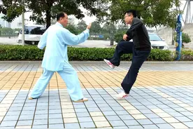 「释疑」太极推手中被发放者的蹦跳、雀跃是假装还是真实？图片