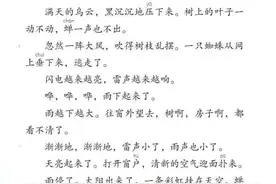 二年级下册语文课文16《雷雨》图文详解及同步练习图片