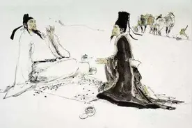 李白太狂了，杜甫看不下去，写了首诗赠予他，却成流传千年的经典图片