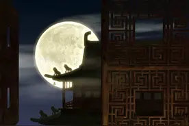 王建中秋夜与好友相聚，写下一诗，28字成为流传千古的经典中秋诗图片