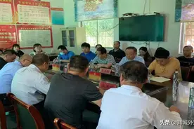 蒲城县医保局深入包联村召开乡村振兴推进会图片