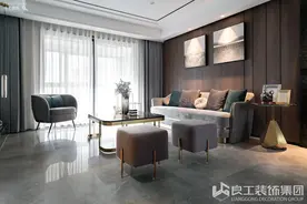 入户镂空屏风+撩人高级灰，每1㎡都在演绎极致优雅图片