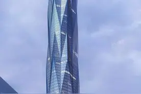 分析成都市468米蜀峰大厦的进度：并不算封顶，距离完工还很遥远图片