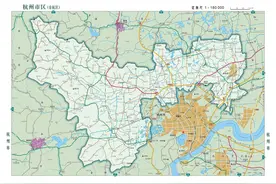 杭州地图 杭州市余杭区地图图片