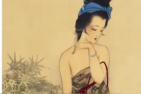 养眼！一组绝美古典美女工笔作品图片