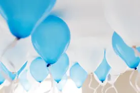吹气球，激发肺功能图片