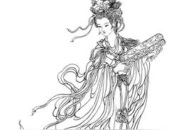 工笔白描神话人物 100幅！喜欢的收藏关注图片