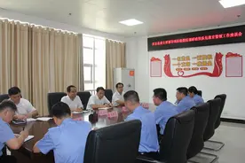 市委常委、县委书记何文凭到县检察院调研政法队伍教育整顿工作图片