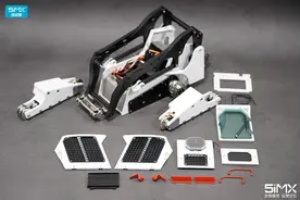 当镭速LT5滑移装载机遇到富斯PL18EV 18通道工程遥控器图片