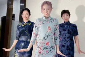 祖孙三代穿旗袍出镜，生个女儿，不知不觉就把女儿熬成了姐妹图片