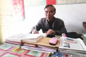 牡丹区刘锡建：年逾六旬不辍笔  满腔热情写农村图片