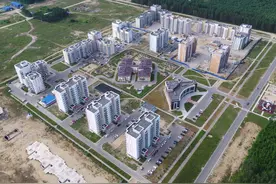 距黑龙江110公里，俄东方航天发射场生活区落成，曾是核导弹基地图片
